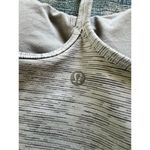 Lululemon  Alpine White Ice Grey Battleship Power Pose Tank Size 6 Photo 2