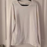 Abercrombie & Fitch  White Large Essentials Baby Tee Long Sleeve Photo 0