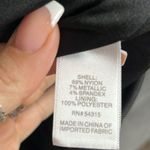 Bisou Bisou  Silver Drape Back Dress Photo 3