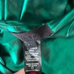 H:ours  sz XXS metallic green faux wrap mini‎ party dress Photo 6