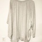 Torrid  Plus Size 5X Grey Embellishment Skull Floral French Terry Sweatshirt Photo 4