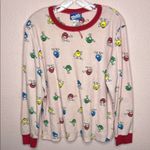 Vtg M&M's Long Sleeve All Over Print Pajama Top Women's. Size XL (16 Photo 5
