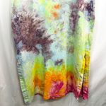VTG Walt Disney World Midi Dress Medium Handmade Tie Dye Sleeveless Cotton 976‎ Yellow Photo 11