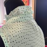 Jules & Leopold Mint Polka Dot Sleeveless Blouse toes in front Photo 2