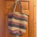 Haute Hippie  XL Raffia Hobo Tote Bag New Without Tags Photo 3