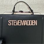 Steve Madden Bevelync Black Multi Convertible Crossbody Satchel Bag Photo 1