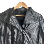 Banana Republic Women Soft Leather Jacket M Brown Moto Rocker Y2K Retro 90s Photo 14