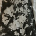 Pretty Little Thing  Black/White Flared Tie Dye Trouser 6 Bellbottoms High Rise NEW Photo 8