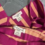 Club Monaco Women’s Tube Skirt and  Ribbed Bra Top Pink Orange Ribbed Bodycon Pencil Barbie core Size xL Photo 13