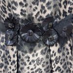 MUSE Women's Leopard Print Fit & Flare Pleated Formal Dress Size 10 Photo 4