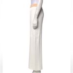 Torn By Ronny Kobo NWT Ronny Kobo Two Tone Ribbed Knit Pants Wide Leg Stretchy Beach Clean Girl szM Photo 7