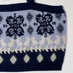 Free People  Intimately Falling For You Bralette Blue Motif Snowy‎ Combo Size XL Photo 5