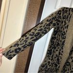 Tickled Teal  Green/Black Animal Print Open Front Cardigan size Small Photo 2