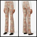 frame denim ๐FRAME๐ Le High Flare Snake Print Patchwork Slim Fit High Rise Jeans Sepia 24 Photo 3