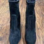 Valentino Garavani Valentino • Stretch-Suede Sock Boots ankle booties block heeled zip leather Photo 2