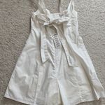 Urban Outfitters Sandy Tie-Back Romper NWT Size S - White Photo 5