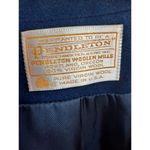 Pendleton  Pure Virgin Wool Blue Blazer Professional‎ Office Wear Size 12 Photo 2