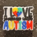 NEW I Love Someone With Autism Croc Charm Photo 2