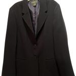 Eddie Bauer Blazer Long, Lined, charcoal Black, Size 18 Photo 2