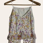 See By Chloe Abstract Felt Asymmetrical BOHO Top Size S Photo 2