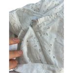 Alexis  for Target White Eyelet Sleevless Pleated Mini Dress Ruffle Summer Casual Photo 9