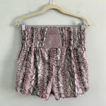 NWT Free People Movement The Way Home Anaconda Venom Combo Snakeskin Shorts Purple Size M Photo 6