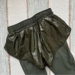 Athleta Rainier 2 in 1 Green Animal Print Tight With Shorts Women’s XS Petite Photo 5