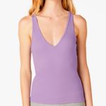Beyond Yoga NWT  Take The Plunge V Neck
Tank Top Size Large Purple Photo 0
