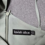 Lavish Lice Lavish Alice Asymmetric Cape Overlay Dress Size 10 Photo 3