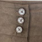 Sandro  Brown Faux Suede Wide Leg Trouser Pants 6 Photo 2