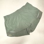 Lululemon Hotty Hot High Rise Athletic Shorts SeaMoss Green 12 Photo 3