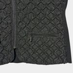 Orvis  Woman’s Black Quilted Full Zip Lightweight Vest Size Large Outdoor Hiking Photo 3