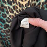 Alice & Trixie  NWT 100% silk leopard print midi dress w/teal highlights Size M Photo 4