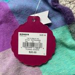 SO  High Waisted Colorful Plaid Flannel Loungewear PJ Mini Shirts Medium Photo 5