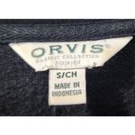 Orvis ‎ Classic Collection Sweatshirt Pullover Long Sleeve Casual Black S Photo 2
