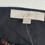 Loft NWT  Velvet Floral Shift Mini Dress Size MEDIUM Open Tie / Cold Shoulder Photo 4