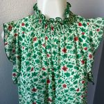 MELLODAY Green Floral Dress Photo 0