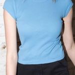 Brandy Melville Pale Blue Crop Top Photo 0