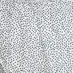 Old Navy  Shirt Womens‎ Medium White Polka Dots Off Shoulder Flowy Ruffle Casual Photo 5