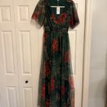 Baltic Born NWT Green Tulle Maxi Dress Photo 3
