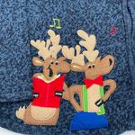 Tiara International Vtg Tiara Ugly Christmas Sweater Cardigan Women’s Large Santa Rudolph Holiday Photo 3