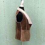 Chico's Faux Suede/Faux Sherpa Open Front Vest 0 XS Photo 10