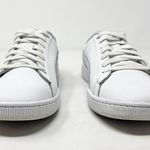 Puma [] White Vikky V2 Leather Lace Up Casual Sneakers Soft Foam Comfortable Sz 8 Photo 2