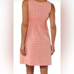 Patagonia Island hemp crossover Striped coral Sleeveless Dress Photo 2