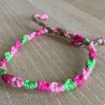 Handmade Indiana Bracelet, anklet, trendy, comfortable, tie, embroidery thread, woven, gi Photo 0
