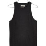 Madewell  Womens Black Highneck Tank Top With Shelf Bra in Sleekhold Size S Photo 0