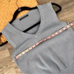 Brandy Melville  blue‎ sweater vest v neck Photo 4