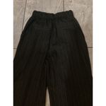 Urban Outfitters  Black Pinstripe Dragon Sequin Wide Leg Pants Size S Photo 4