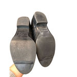 Ann Taylor Loft black leather riding boot with stretch band in back. size 7.5 Photo 9