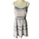 Old Navy Blue and White Striped Sundress Sleeveless Casual Summer Dress M Photo 1